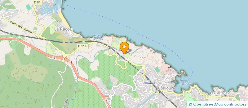 localisation de l'entreprise CAMPING LES AMANDIERS SARL à COLLIOURE
