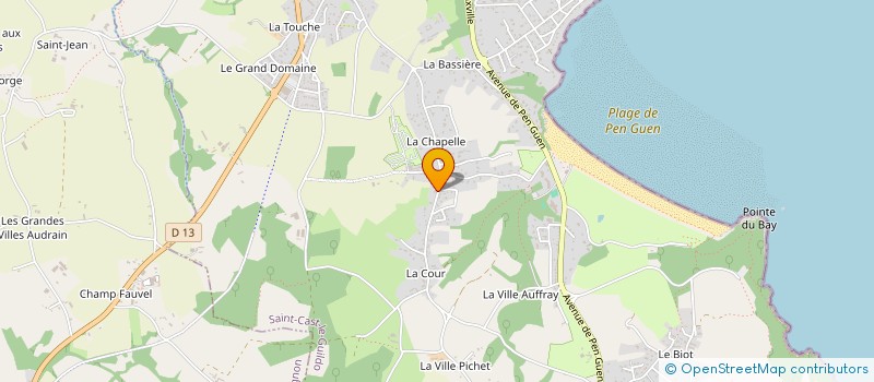 localisation de l'entreprise CAMPING LES BLES D'OR à SAINT CAST LE GUILDO
