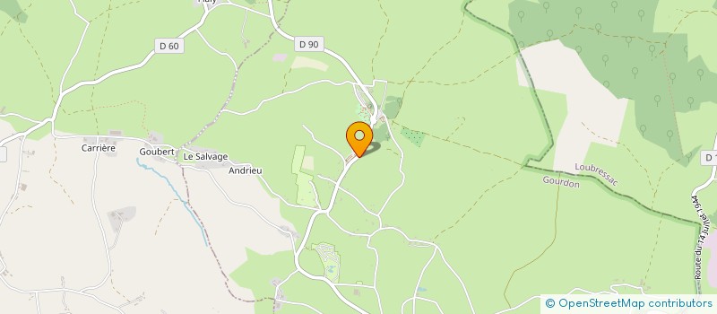 localisation de l'entreprise CAMPING LES CHENES  PADIRAC