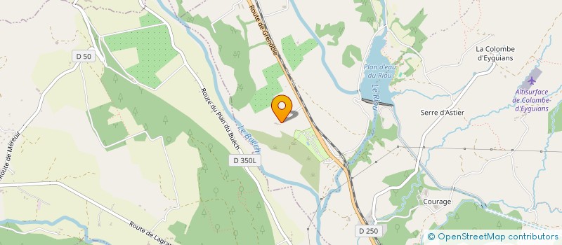 localisation de l'entreprise CAMPING LES CIGALES  GARDE-COLOMBE