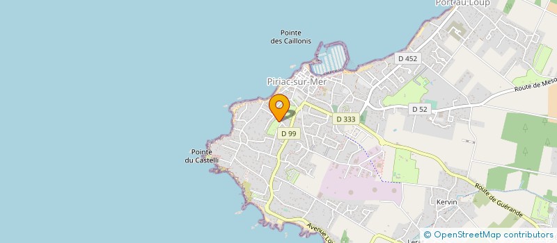 localisation de l'entreprise CAMPING LES FLOTS BLEUS à PIRIAC-SUR-MER