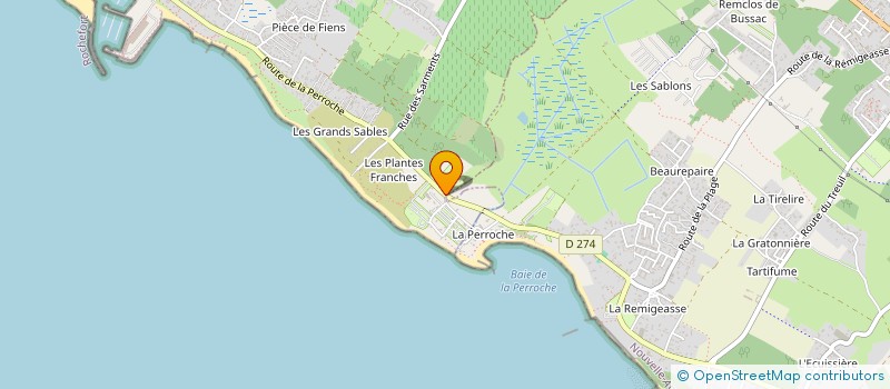 localisation de l'entreprise CAMPING LES FLOTS N 4  SAINT-PIERRE-D'OLERON