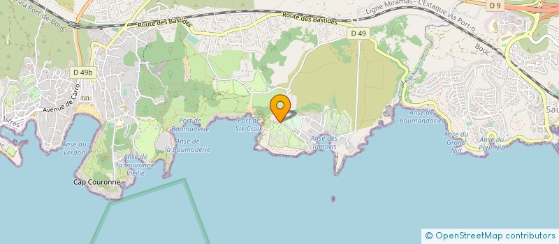localisation de l'entreprise CAMPING LES MOUETTES à MARTIGUES