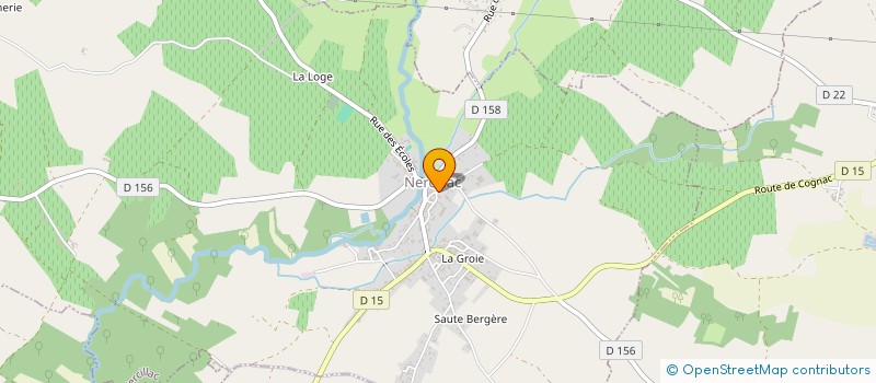 localisation de l'entreprise CAMPING LES NAUVES à NERCILLAC