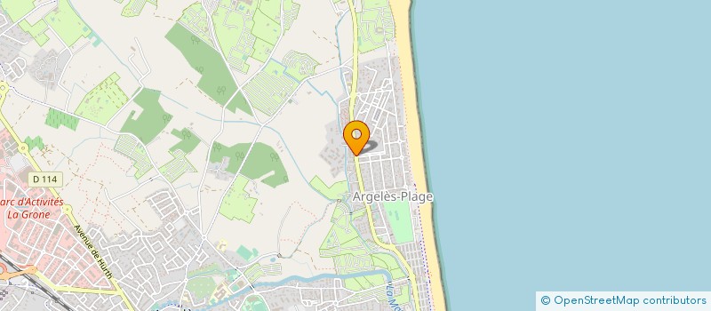 localisation de l'entreprise CAMPING LES PINS à ARGELES-SUR-MER