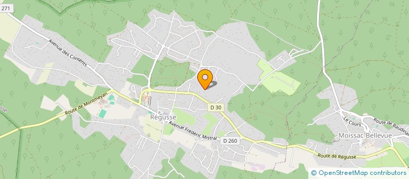localisation de l'entreprise CAMPING LES PINS à LES SALLES-SUR-VERDON