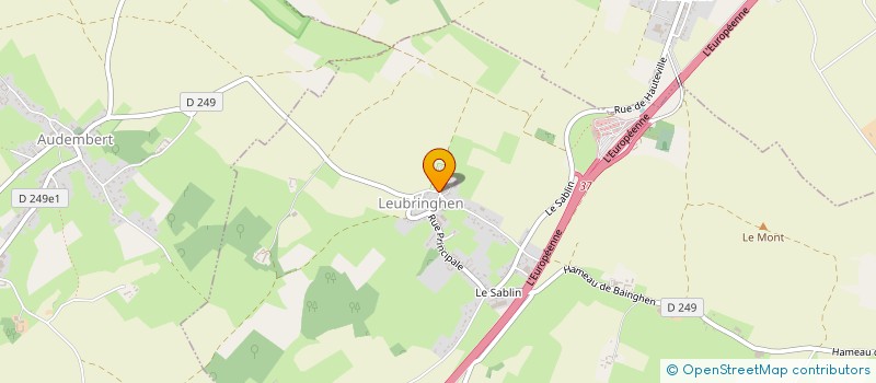 localisation de l'entreprise CAMPING LES PRIMEVERES  LEUBRINGHEN