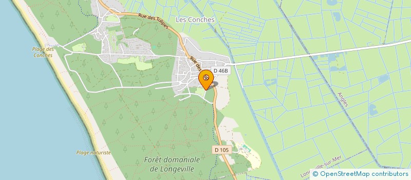 localisation de l'entreprise CAMPING LES RAMIERS à LONGEVILLE-SUR-MER