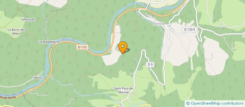 localisation de l'entreprise CAMPING LES RESPOUNCHOUS  CASTELNAU-DE-MONTMIRAL