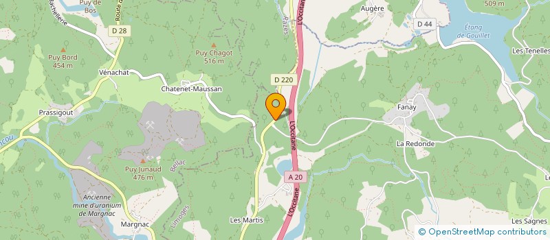 localisation de l'entreprise CAMPING LES ROUSSILLES à SAINT-SYLVESTRE