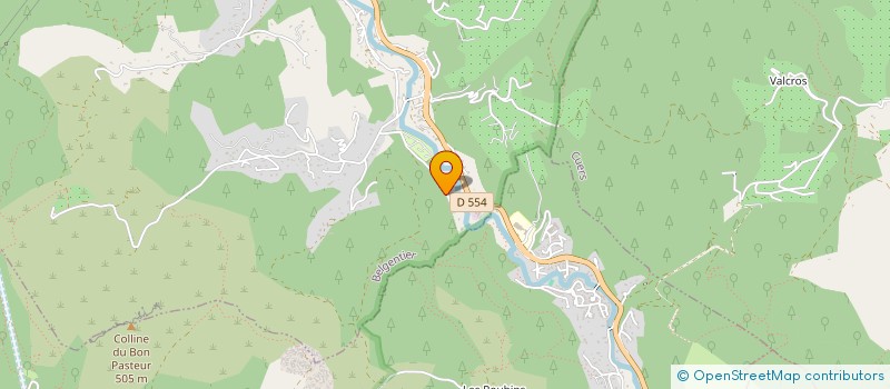 localisation de l'entreprise CAMPING LES TOMASSES  BELGENTIER