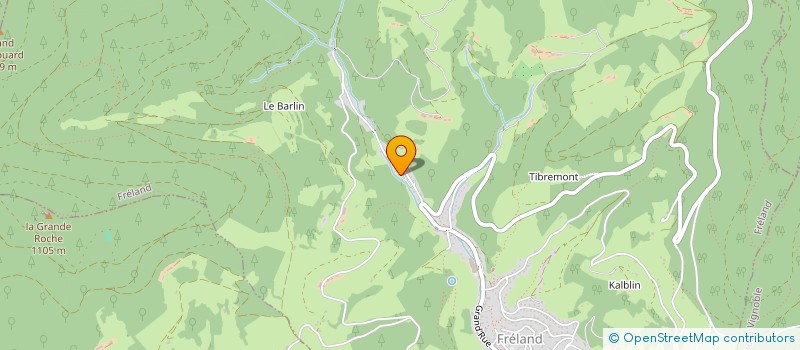 localisation de l'entreprise CAMPING LES VERTS BOIS  FRELAND