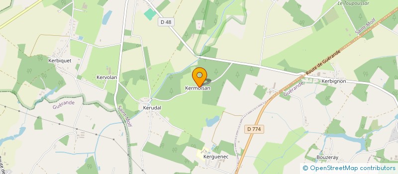 localisation de l'entreprise CAMPING LEVENO à GUERANDE
