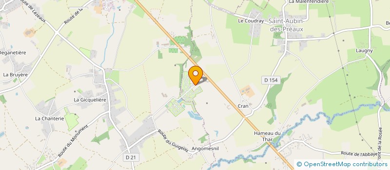 localisation de l'entreprise CAMPING LEZ-EAUX à SAINT-AUBIN-DES-PREAUX