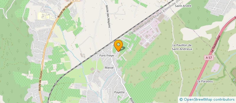 localisation de l'entreprise CAMPING-LOISIRS-LOCATIONS  LE LUC