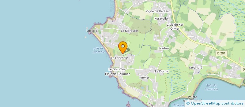 localisation de l'entreprise CAMPING LOSCOLO  PENESTIN