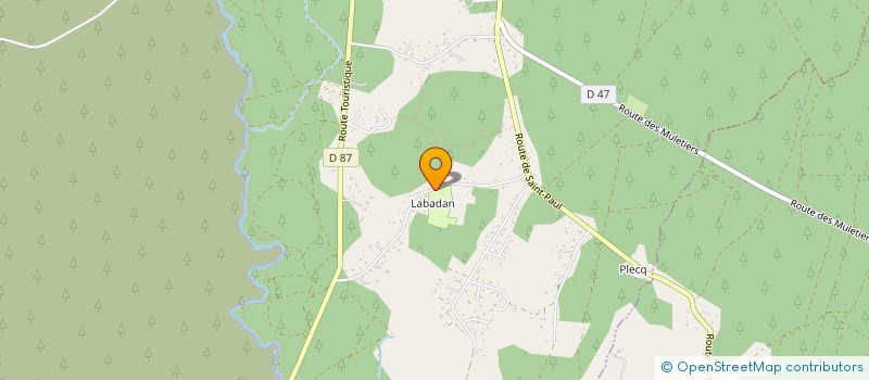 localisation de l'entreprise CAMPING MAGAIRIAL  SAINTE-EULALIE-EN-BORN