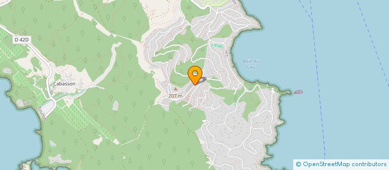 localisation de l'entreprise CAMPING MANJASTRE à BORMES-LES-MIMOSAS