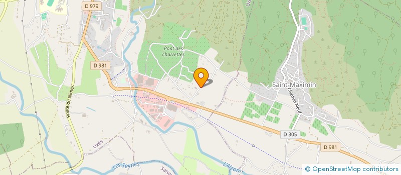 localisation de l'entreprise CAMPING MAS DE REY à ARPAILLARGUES-ET-AUREILLAC