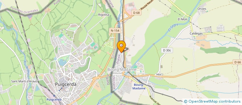 localisation de l'entreprise CAMPING MAS PIQUES à BOURG-MADAME