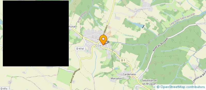 localisation de l'entreprise CAMPING NAMASTE à PUYSSEGUR