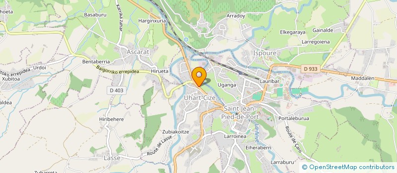 localisation de l'entreprise CAMPING NARBAITZ à ASCARAT