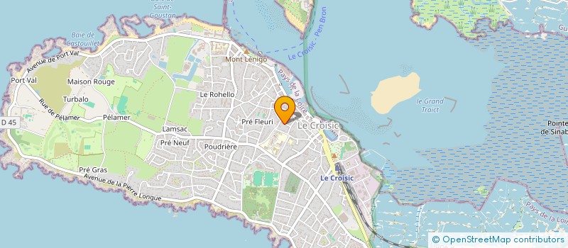 localisation de l'entreprise CAMPING OCEAN à LE CROISIC