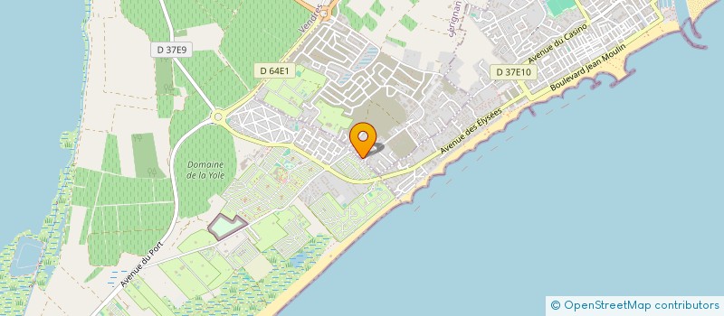 localisation de l'entreprise CAMPING PARC BELLEVUE à SERIGNAN