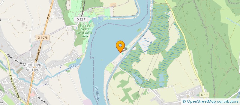 localisation de l'entreprise CAMPING POINT VERT  SERRIERES-DE-BRIORD