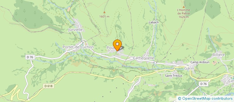 localisation de l'entreprise CAMPING PRADELONGUE à MOUSTAJON