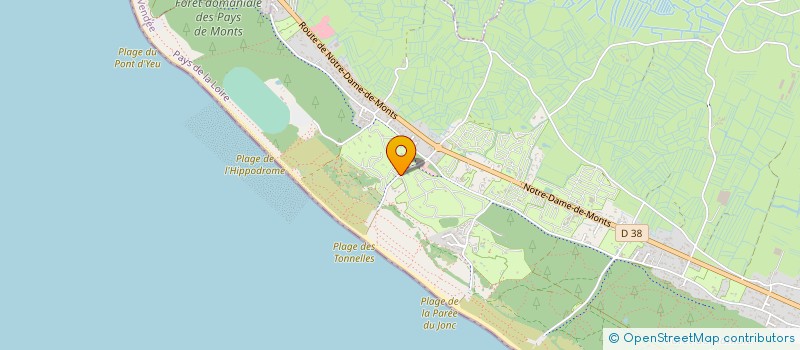 localisation de l'entreprise CAMPING SJDM  SAINT-JEAN-DE-MONTS