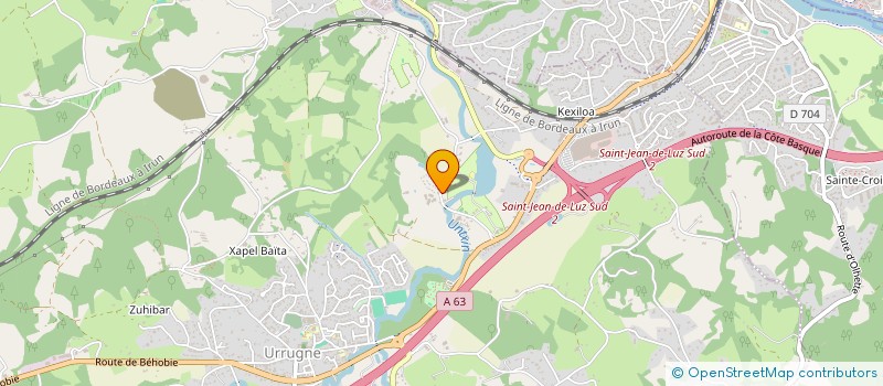 localisation de l'entreprise CAMPING SUHIBERRY à URRUGNE