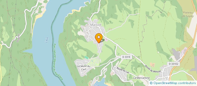 localisation de l'entreprise CAMPING TRELACHAUME à MAISOD