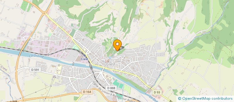 localisation de l'entreprise CAMPING VAL DROME SOLEIL  MIRABEL-ET-BLACONS