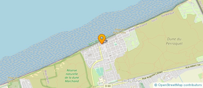 localisation de l'entreprise CAMPING ZUYDCOOTE BEACH  ZUYDCOOTE