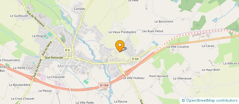 localisation de l'entreprise CAMPION à MERDRIGNAC