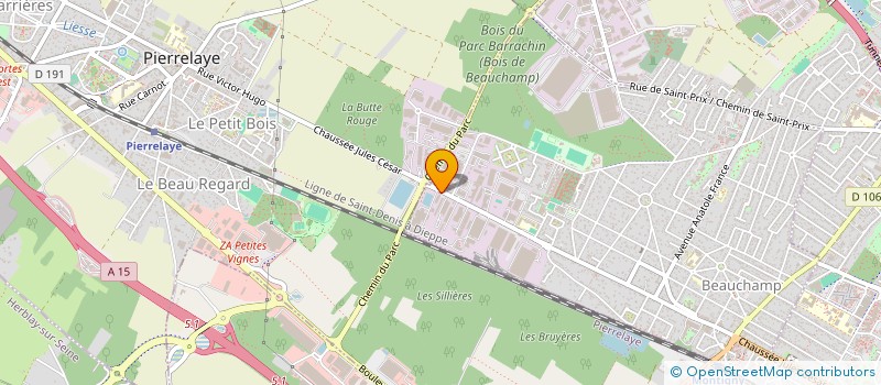 localisation de l'entreprise CAMPION INDUSTRIES  BEAUCHAMP