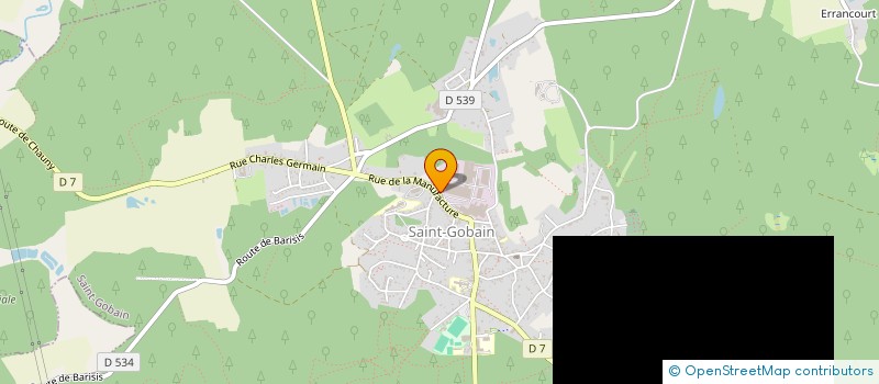 localisation de l'entreprise CAMPION-LEGRAIN  SAINT-GOBAIN