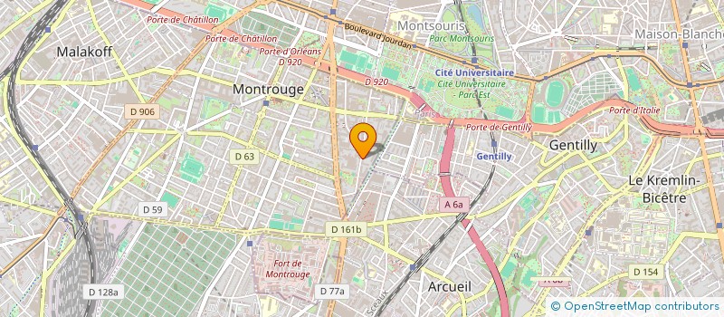 localisation de l'entreprise CAMPIONI EDITIONS-PRODUCTIONS  MONTROUGE