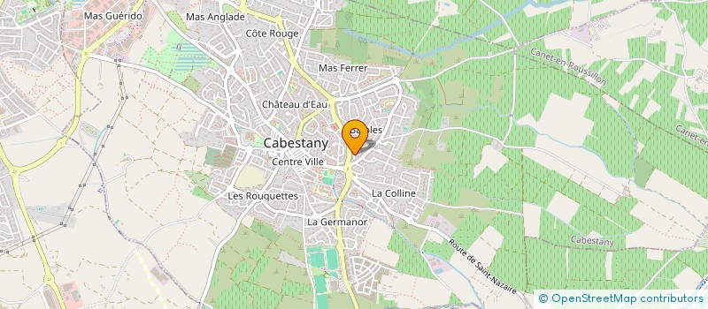 localisation de l'entreprise CAMPLONG FARRET  CABESTANY