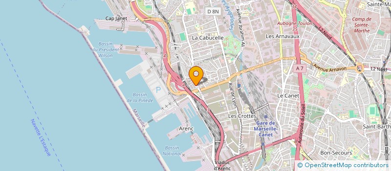 localisation de l'entreprise CAMPLOZ à MARSEILLE