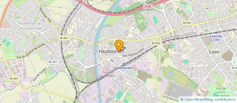 localisation de l'entreprise CAMPNAT  HAUBOURDIN