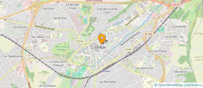 localisation de l'entreprise CAMPO à DREUX