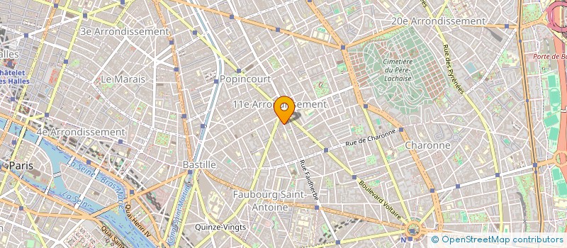 localisation de l'entreprise CAMPO ARCHITECTURES  PARIS