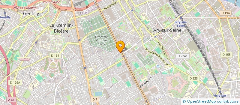 localisation de l'entreprise CAMPO ET COMPAGNIE  IVRY-SUR-SEINE