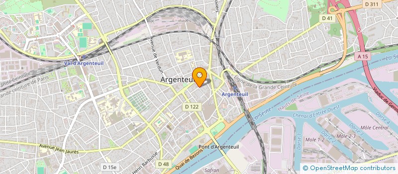 localisation de l'entreprise CAMPO/GALLAIT  ARGENTEUIL