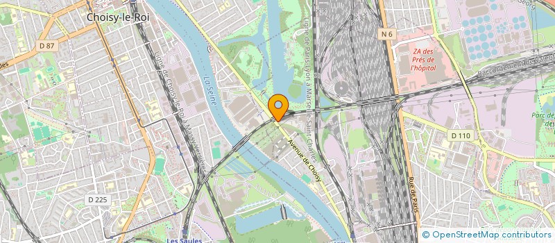 localisation de l'entreprise CAMPO MENUISERIE  VILLENEUVE-SAINT-GEORGES