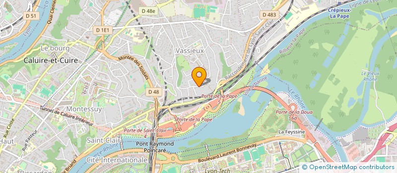 localisation de l'entreprise CAMPO STELLA II  CALUIRE-ET-CUIRE