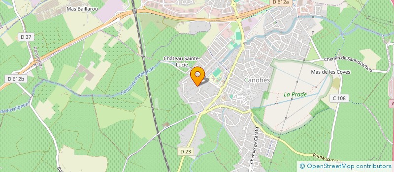 localisation de l'entreprise CAMPOFEL  CANOHES