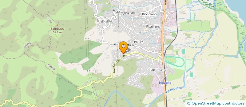 localisation de l'entreprise CAMPOMORE à BIGUGLIA